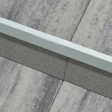 DODATEK ZA BETON SEMMELROCK ALU STOPNIČASTI ROB 120 CM SREBRNI ALUMINIJ