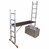 ALU VEČNAMENSKI ODER KRAUSE 2X6 STOPNIC 1.65 M/2.75 M DELOVNA VIŠINA 1 M