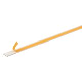 PLOSKA PALICA ALBERTS ALU, 20X2X2600 MM SIVO ELOKSORANA