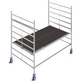 ALUMINJASTI ODER KRAUSE STABILO PODEST 2.5X1.5M S50 DELOVNA VIŠINA 14.40 M