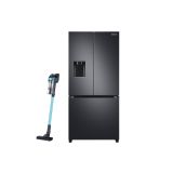 AMERIŠKI HLADILNIK SAMSUNG RF50A5202B1/EO + SESALNIK VS15A6031R1/GE