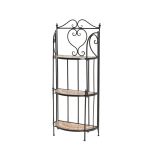 KOVINSKA MIZA DECORIS ANDORRA MOZAIK REGAL 27X53.5X130 CM