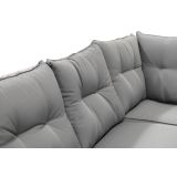 GARNITURA UMETNI RATAN BIVA AREZZO 2-DELNA, SIVA MIZA+KLOP