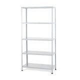 REGAL AR SHELVING 180X90X30 CM 5P/70KG BEL KOVINSKA POLICA