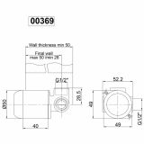 ARMATURA IN PRIKLJUČEK UNITAS PODOMETNA MEŠALNA ARMATURA ZA TUŠ