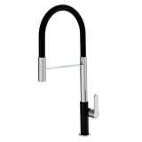 ARMATURA ZA POMIVALNO KORITO BLITZ K 1710 FLEX V ČRNI BARVI