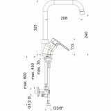 PIPA KUHINJSKA UNITAS INFINITY - STOJEČA NIZKOTLAČNA
