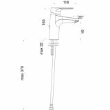 UNITAS INFINITY I12, PIPA ZA UMIVALNIK