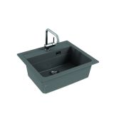 GRANITAL POMIVALNO KORITO ALVEUS ATROX 30, CONCRETE G81 590X500 MM