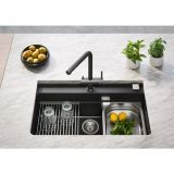 GRANITAL POMIVALNO KORITO ALVEUS ATROX 40, CARBON G91 790X500 MM