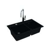 GRANITAL POMIVALNO KORITO ALVEUS ATROX 50, CARBON G91 790X500 MM