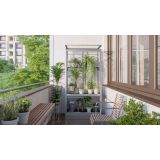 BALKONSKI RASTLINJAK VITAVIA POLIS 350 ESG, ALU