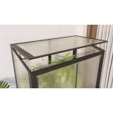 BALKONSKI RASTLINJAK VITAVIA POLIS HKP4MM STEEL FOUNDATION, BLACK