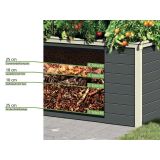 LESENA VISOKA GREDA KARIBU BARVA LESA 163X82X79