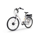 ELEKTRIČNO KOLO ECOBIKE BASIC NEXUS BELE BARVE MESTNO 71.12 CM (28")