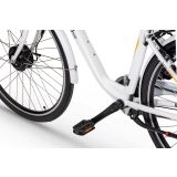 ELEKTRIČNO KOLO ECOBIKE BASIC NEXUS BELE BARVE MESTNO 71.12 CM (28")