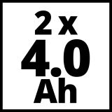 BATERIJA EINHELL 2X 18V 4AH PXC PLUS TWINPACK
