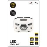 BATERIJSKA SVETILKA ENTAC 5W, S SENZORJEM, BELA