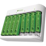 BATERIJSKI POLNILNIK EMOS GP ECO E811+4XAA2100+4XAA