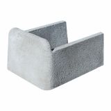 BETONSKI IZDELEK JARC ŠKARPNICA SKLEDA 33X43X18 CM SIVA