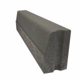 BETONSKI ROBNIK OBLAK GROUP 100X25X12/15 CM DVOSLOJNI CESTNI, CEMENTNO SIV