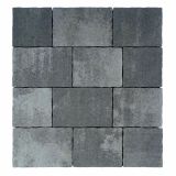 BETONSKI TLAKOVEC JARC COMBO SIVO ČRN 16/20/24X16X6 CM