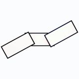 NADGRADNA STROP. SVETILKA BILITY 1X36W, ČRN ROB EASY DIM, PRAVOKOTNA 2