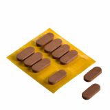 BLAŽILEC HETTICH DIY 20X10 MM, OVALEN SAMOLEP. RJAV ZAV=20 KOS