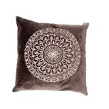 BLAZINA 2LIFE PRESTON VELVET 45X45 CM TEMNO RJAVA