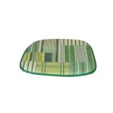 BLAZINA FORUM ZELENE ČRTE 45X45X3 CM