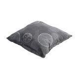 BLAZINA MADISON DEKORATIVNA 50X50 CM TEMNO SIVA, VZOREC KROG