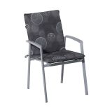 BLAZINA MADISON NIZEK NASLON 49X97 CM TEMNO SIVA, VZOREC KROG