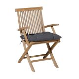 BLAZINA MADISON PANAMA, SIVA, 46X46 CM