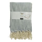 DEKORATIVNA ODEJA DECORIS BOMBAŽNA ODEJA 170X130 CM SORT