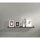 LESENA POLICA BORDER ČRNA 800X90X30 MM