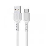 BOROFONE PODATKOVNI KABEL BX16 TYPE C NA USB 1M 3A BEL