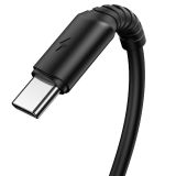 BOROFONE PODATKOVNI KABEL BX47 TYPE C NA USB 1M QC 3A ČRN