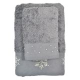 BRISAČA SIRETESSILE 30X50 CM + 50X100 CM S SNEŽINKAMI