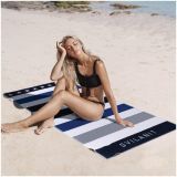 BRISAČA SVILANIT PLAŽNA BLUE STAR,100X180 MODRA/BELA