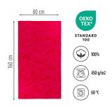 BRISAČA ZA PLAŽO SVILANIT NEON WAVES 80X160 CM TEMNO ROZA