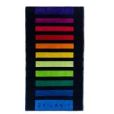 BRISAČA ZA PLAŽO SVILANIT RAINBOW 100X180 CM