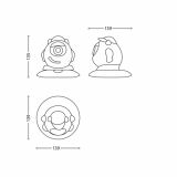 BRLIVKA PHILIPS SOFTPAL MIKE 1X1W LED 71705/33/16 ZELENA