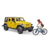 BRUDER AVTOMOBIL JEEP RUBICON S KOLESOM IN KOLESAR 02543