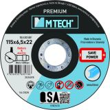 BRUSNA PLOŠČA ZA RF MTECH 115X6.5X22 PREMIUM JEKLO