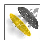 PODPORNI BRUSILNI KROŽNIK, MEHEK, 15MM.