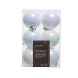 BUNKA IZ UMETNE MASE DECORIS BELE BARVE 12/1 FI 6 CM