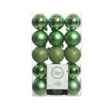 BUNKA IZ UMETNE MASE DECORIS SVETLO ZELENE BARVE MIX 30/1 FI 6 CM