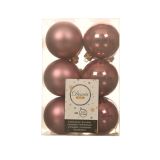 BUNKE ZA NOVOLETNO JELKO ROZA BARVE, 12/1, FI 60 MM