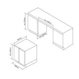 VGRADNA VINSKA VITRINA CANDY CCVB 60D/1