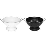 PRIPOMOČEK ZA ODCEJANJE MAKU CEDILO Z DVEMA ROČAJEMA 25 X14.3 CM BELO ALI ČRNO